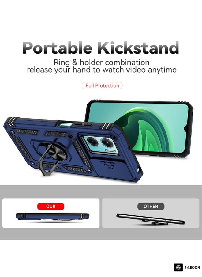 Zaboon Protective Case Cover For Xiaomi Redmi Note 11E Sliding Camshield Holder  - Image 5