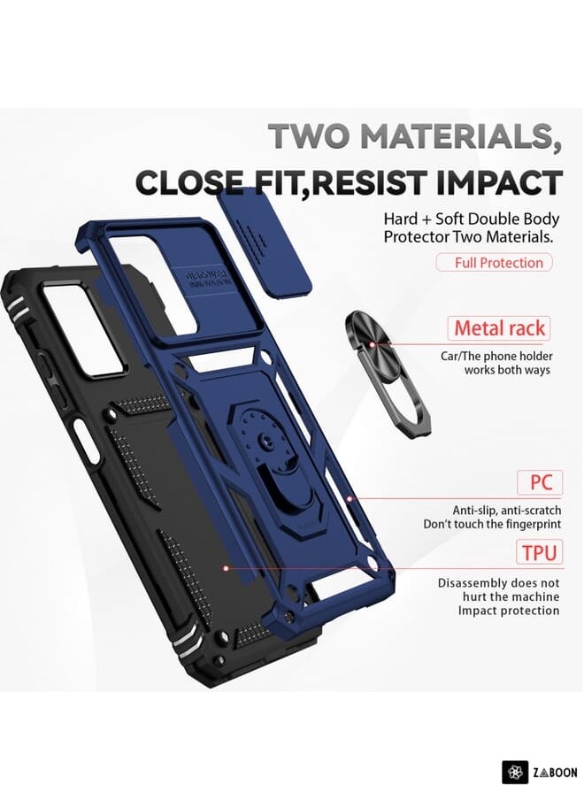 Zaboon Protective Case Cover For Xiaomi Redmi Note 11E Sliding Camshield Holder  - Image 3