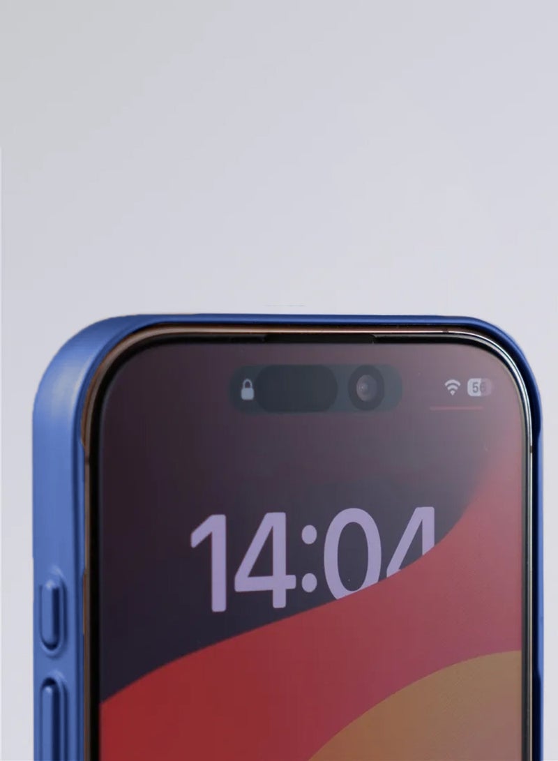 Wtech Apple iPhone 17 Pro Max 5G 2025 Premium Matte Silicone Material Shockproof with Anti-fingerprint Finish Case Cover (MCRPSN) - Navy Blue - Image 4