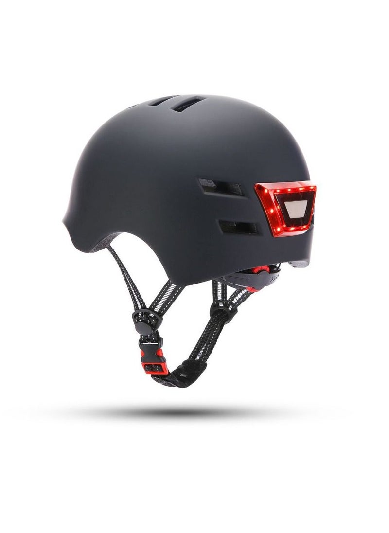 Generic - Helmet with front and back Chargeable Led Lamp Lights MTB Bike  Skates and Scooter  Helmet for Unisex - Image 1