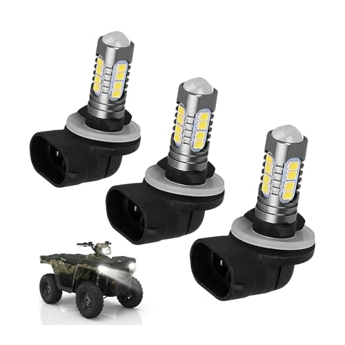 JahyShow 3Pack LED Headlight Bulbs for Polaris Sportsman 450 500 570 800 1000 Ranger RZR ACE 270W 4800LM 6000K Super White High Power ATV UTV Headlamp Kit Plug Play Replaces 4011066 4010253 - Image 1