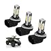 JahyShow 3Pack LED Headlight Bulbs for Polaris Sportsman 450 500 570 800 1000 Ranger RZR ACE 270W 4800LM 6000K Super White High Power ATV UTV Headlamp Kit Plug Play Replaces 4011066 4010253 - Image 2