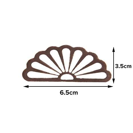 MoldBerry Fan Pattern Silicone Chocolate Garnishing Mould 9 Cavity Flower Shape Chocolate Garnishing Sheet for Chocolate and Cake Decoration - Image 3