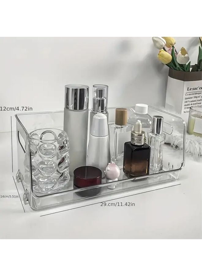 Transparent Stackable Cosmetic Storage Box Large Capacity Makeup Organizer For Lipstick Skincare Perfume - Image 2