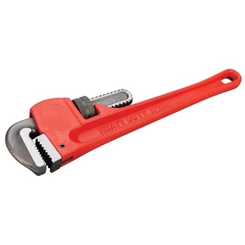 Performance Tool W1133-14B Heavy-Duty Adjustable Straight Pipe Wrench, 14-inch - Image 1