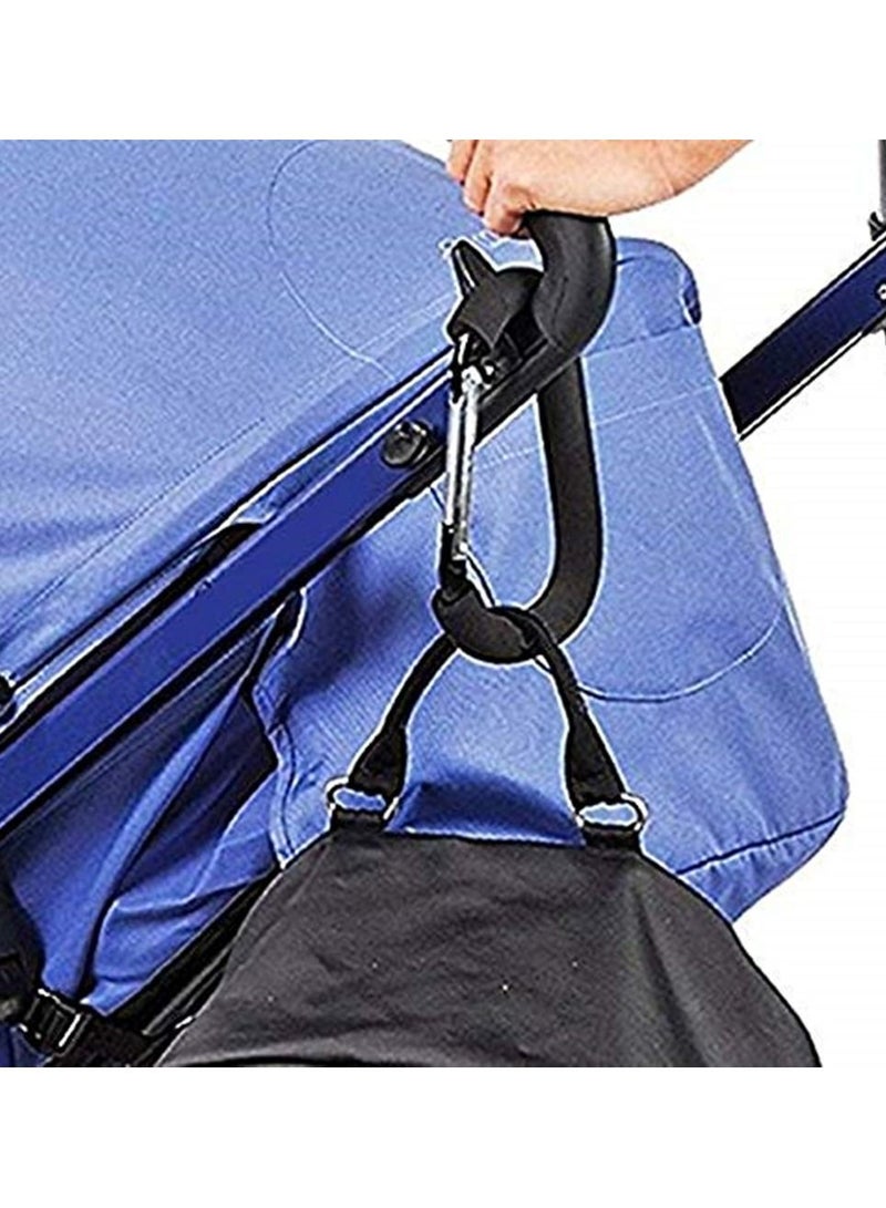 2pcs المحمولة سبيكة الألومنيوم كرابين مع مقبض الإسفنجة الجديدة كبيرة الحجم هوك D نوع السلامة قفل مشبك للمشي لمسافات طويلة في الهواء الطلق السفر ركوب الظهر تسلق الجبال التخييم المعدات أداة متعددة الوظائف - Image 3