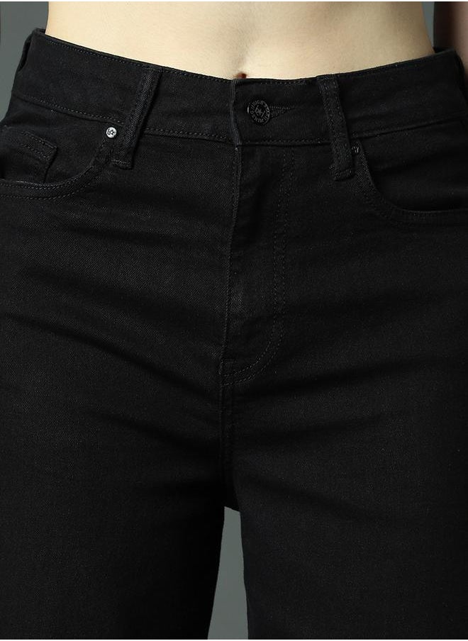 HIGH STAR - Mid Rise Wide Leg Jeans by Styli - Image 1