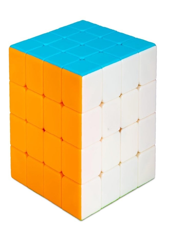 Qwick Click لعبة مكعب كويك كليك 4x4 بدون ملصقات | تجمع بين السلاسة والثبات والمتانة | مكعب سرعة 4x4x4 للمبتدئين | مناسب للأطفال من سن 6 إلى 14 عامًا، بنينًا وبناتًا وكبارًا - Image 1