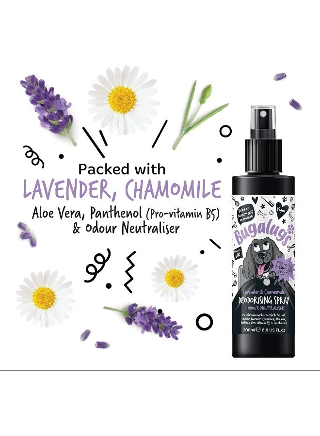 Bugalugs Lavender & Chamomile Deodorising Spray 200ml/6.8 Floz - Image 2