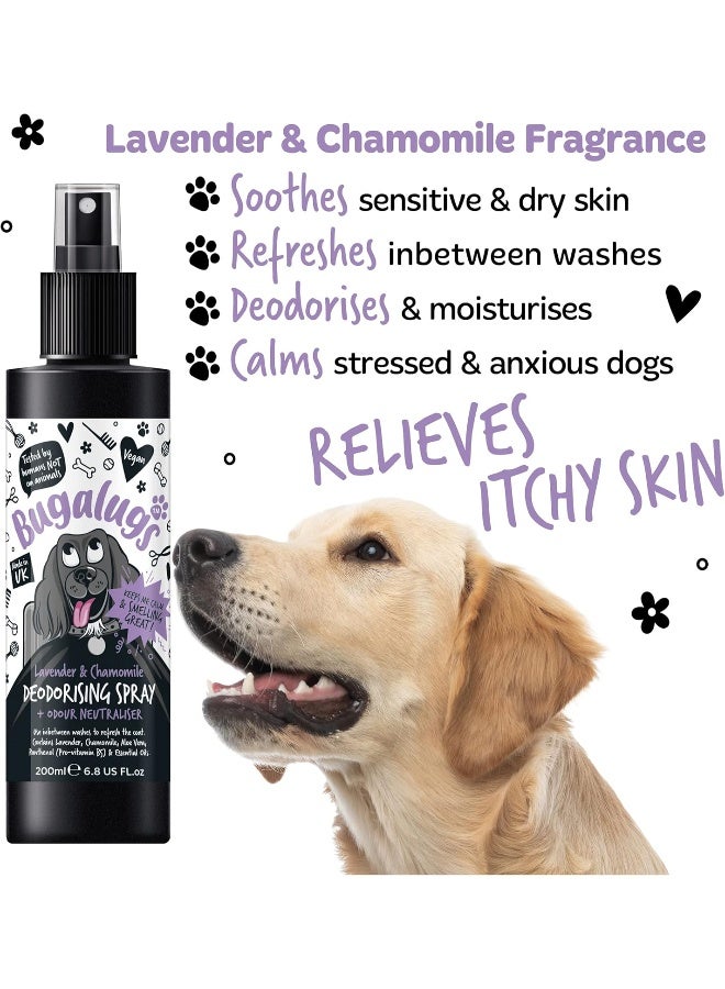Bugalugs Lavender & Chamomile Deodorising Spray 200ml/6.8 Floz - Image 3