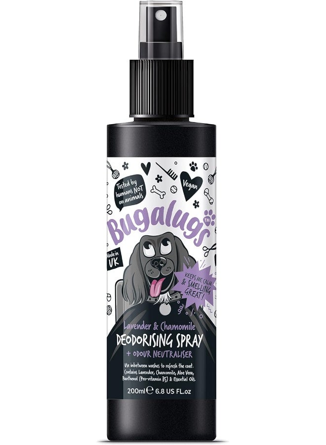 Bugalugs Lavender & Chamomile Deodorising Spray 200ml/6.8 Floz - Image 1