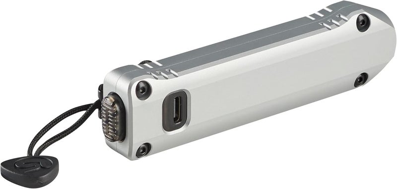 Streamlight 88819 Wedge XT 500-Lumen 1,900-Candela Flat Everyday Carry Flashlight, Includes USB-Cable and Pocket Lanyard, Silver - Image 5