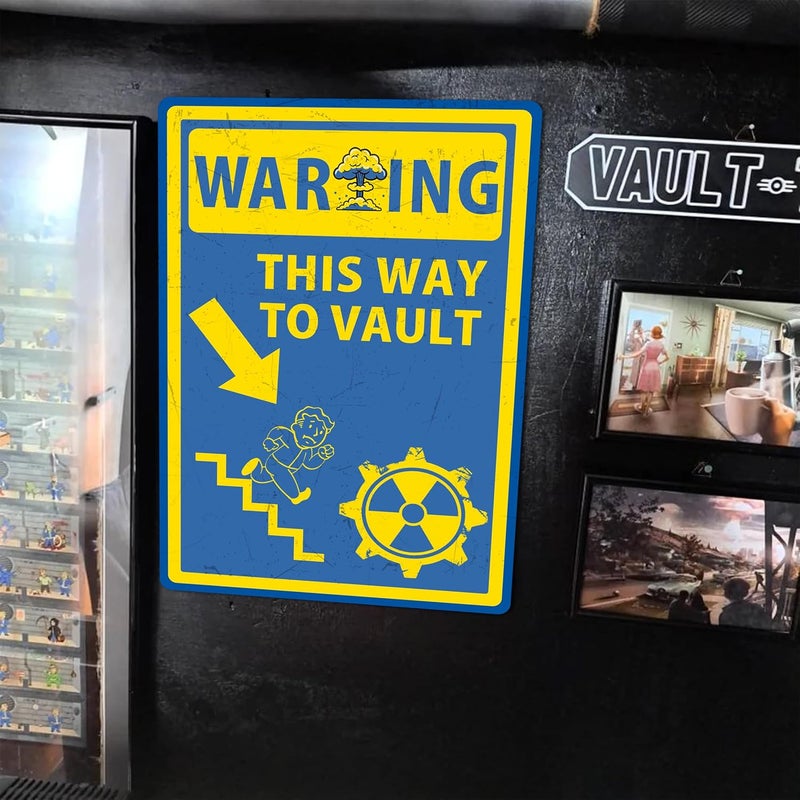 Flinelife Fallout Shelter Warning Sign - Image 3