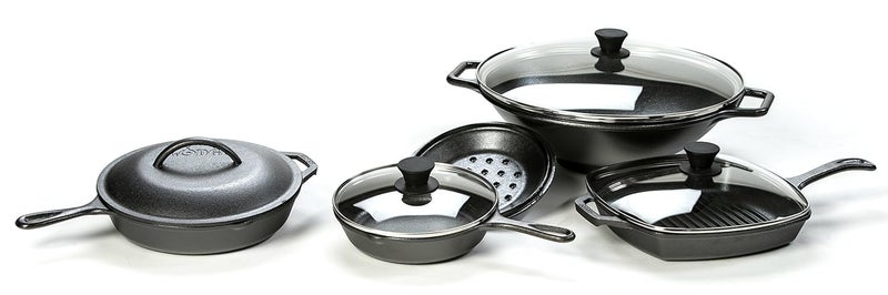 Lodge 10.5 Square Tempered Glass Cast Iron Skillets Lid and Grill Pans, 10.5 Inch - Image 2