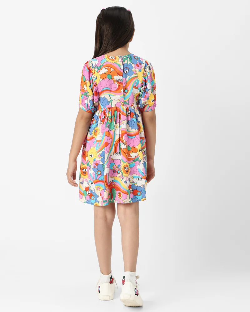 نوتيناتي Retro Print Dress