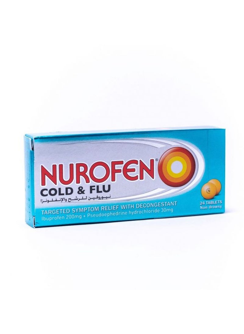 NUROFEN Cold & Flu 24 Filmcoated Tablets  - Image 2