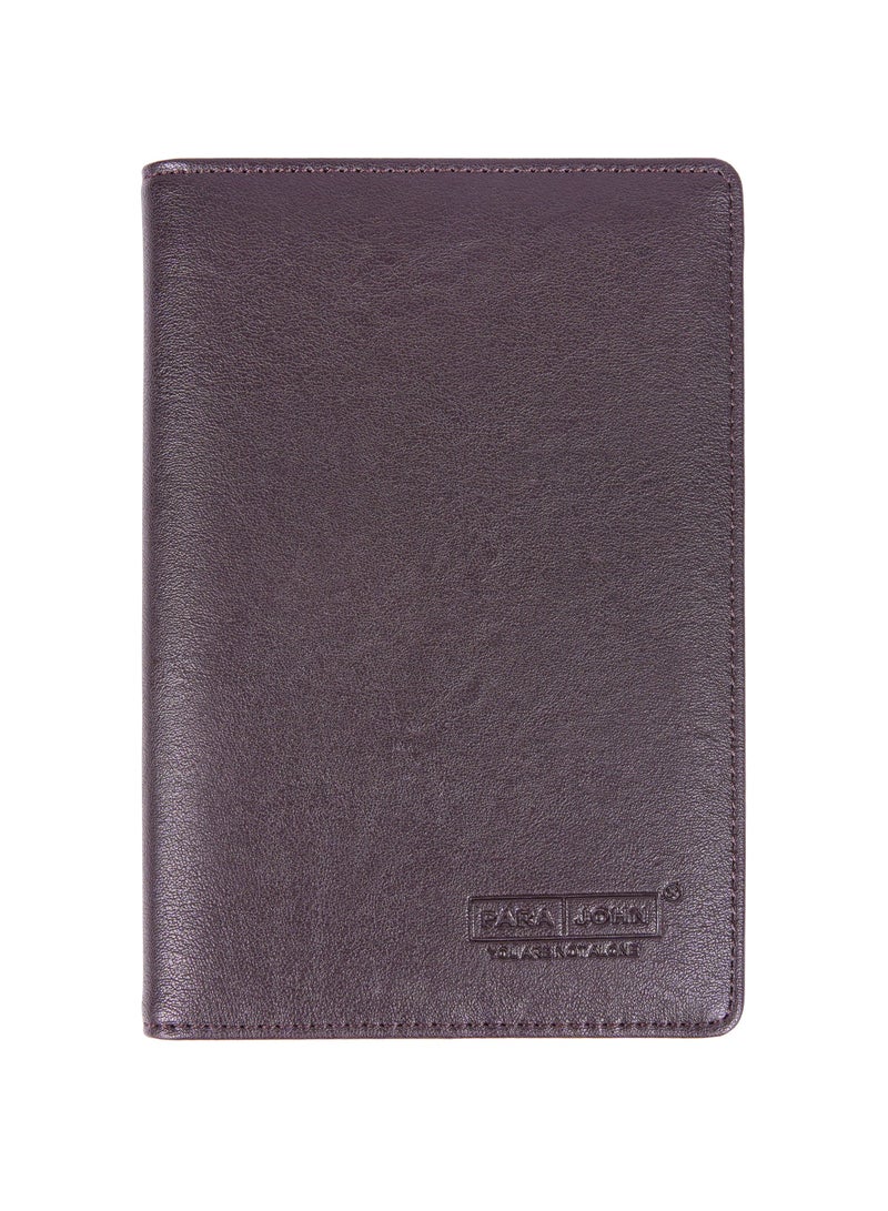 PARAJOHN RFID Blocking Slim & Lightweight Genuine Leather Passport Holder Cover Case & Travel Wallet for Men And Women - Image 1