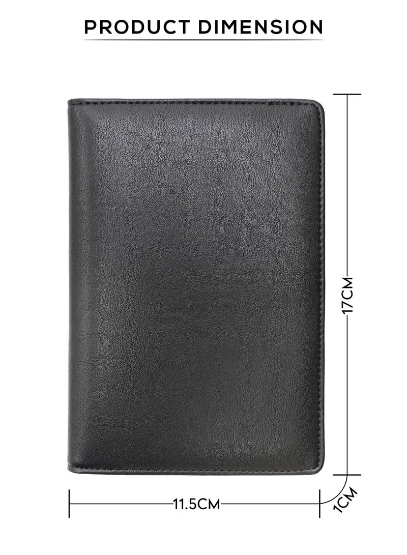 PARAJOHN RFID Blocking Slim & Lightweight Genuine Leather Passport Holder Cover Case & Travel Wallet for Men And Women - Image 3