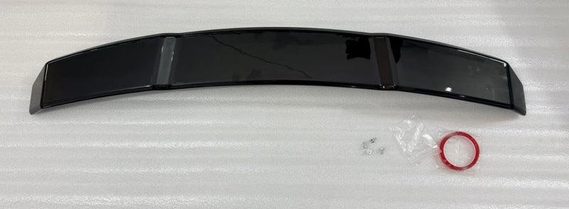 AUTO MT جناح خلفي من ABS لسيارات سباق السيارات جناح خلفي غطاء صندوق السقف مفسد للسيارات لمظهر ديناميكي ورياضي واقي للشفة (مفسد هيونداي I20 N-LINE). - Image 4