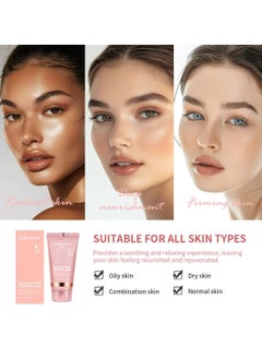 lakerain 75ml Collagen Night Wrapping Mask for Skin Tone and Deep Nourishment Deeply Hydrates Skin Overnight Face Mask Collagen Mask Face Serum Deep Collagen Mask Overnight Collagen Face Mask  - Image 2