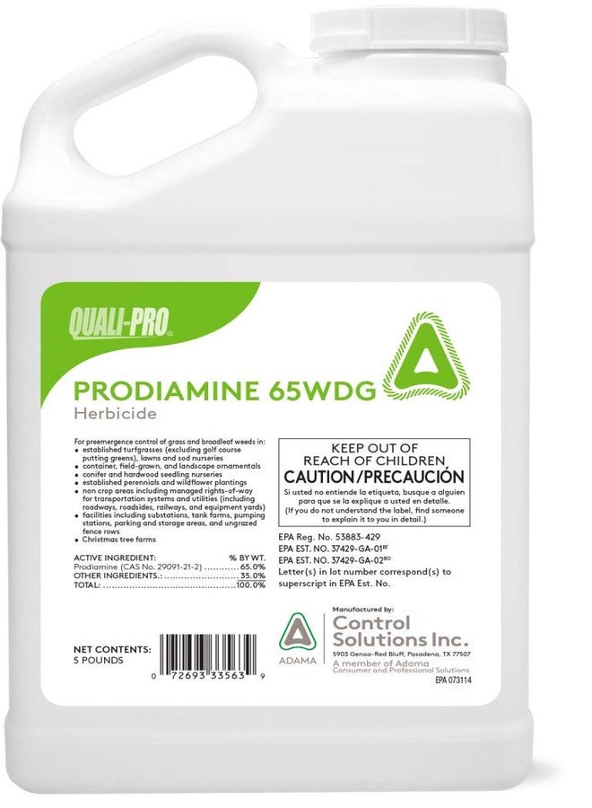 Quali-Pro Prodiamine, Pre-Emergent Herbicide, 5 lbs, Yellow Granules - Image 1