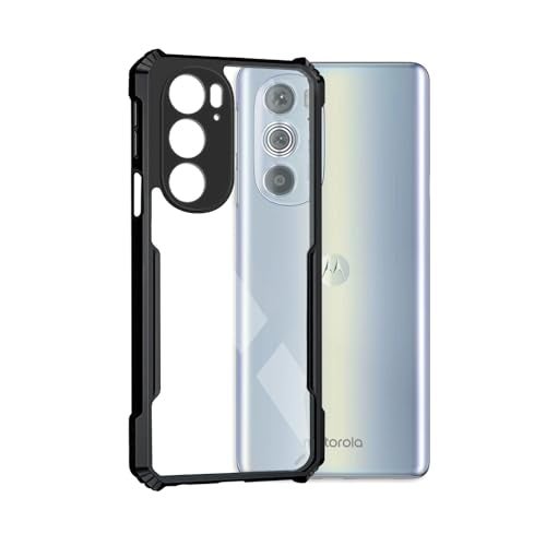 Plus 360 Degree Protection Black Border Back Cover for Motorola Edge 30 Pro - Image 2