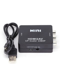 HDMI to AV (Black)