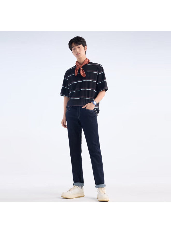 Joeone Men's Jeans Air Denim Basic Edition Summer Thin Lightweight Comfortable Pants Men - Image 1