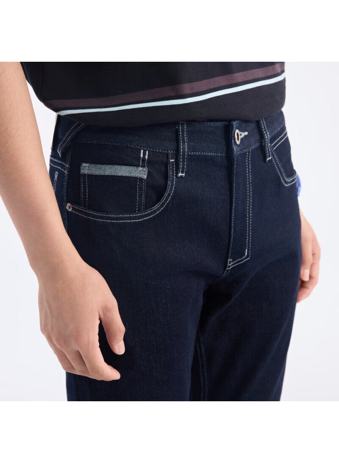 Joeone Men's Jeans Air Denim Basic Edition Summer Thin Lightweight Comfortable Pants Men - Image 3