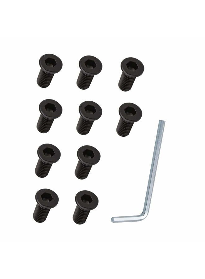 Create idea 10Pcs Electric Scooter M5 Handlebar Hex Screws with Wrench Skateboard Accessories Compatible with Xiaomi M365 1S Essential Pro 2 - Image 1