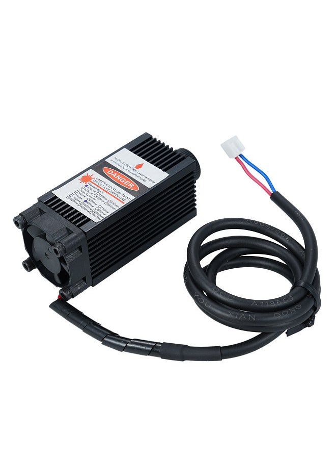 Generic Laser Engraving Module 3PIN Interface Focusable Engraving 450nm 500mw Module Head 12V Blue Violet Light Adjustable Focus  - Image 2