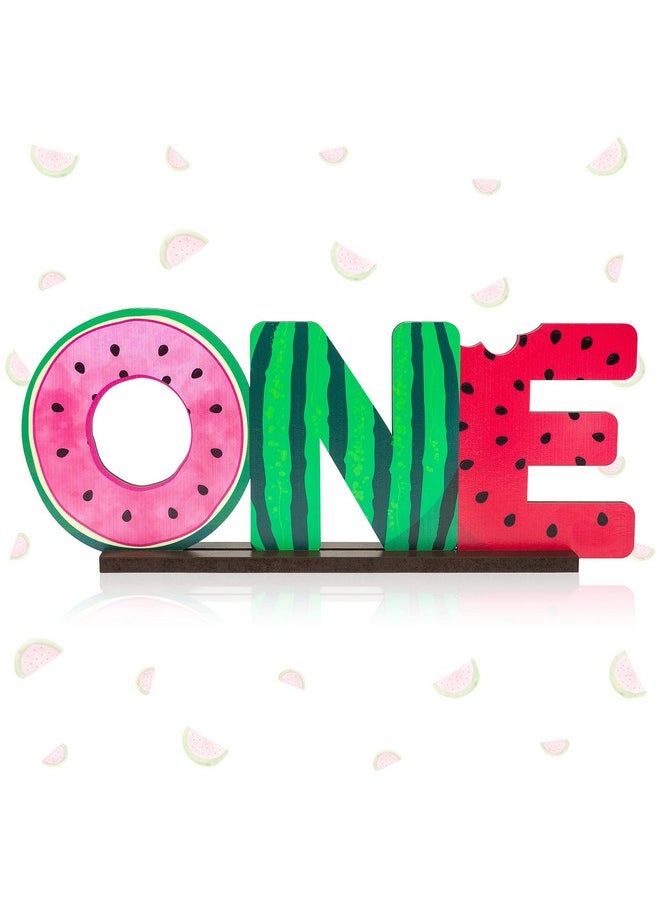 Watermelon One Letter Sign Wooden Table Centerpieces One In A Melon Party Decorations For Baby Boys Girls Summer Fruit Watermelon Theme 1St Birthday Milestone Baby Shower Cake Smash Photo Props - pzsku/Z2583C599A3CD39C5DCBCZ/45/_/1734347364/d5c57026-00db-4196-aef0-8a1ab4abb4bd