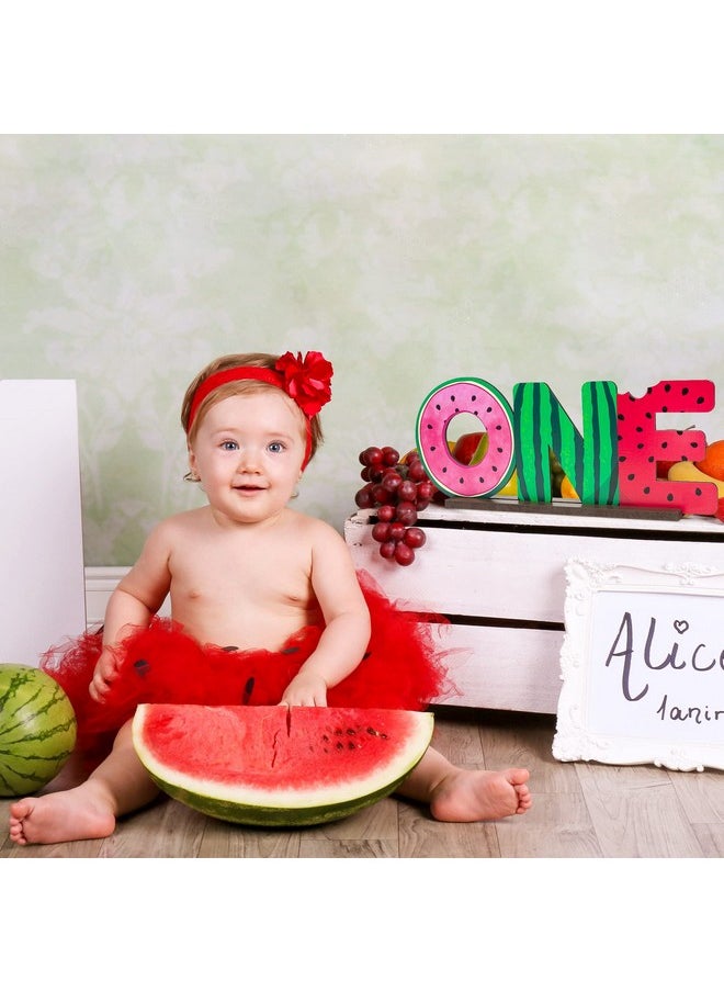 Watermelon One Letter Sign Wooden Table Centerpieces One In A Melon Party Decorations For Baby Boys Girls Summer Fruit Watermelon Theme 1St Birthday Milestone Baby Shower Cake Smash Photo Props - pzsku/Z2583C599A3CD39C5DCBCZ/45/_/1734347365/d4b87c87-bf8a-4584-9efc-61b31a395c95