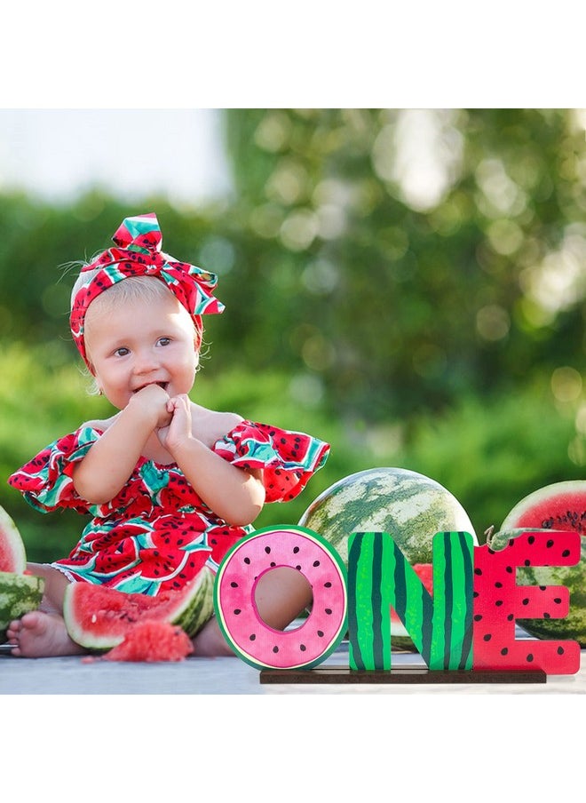 Watermelon One Letter Sign Wooden Table Centerpieces One In A Melon Party Decorations For Baby Boys Girls Summer Fruit Watermelon Theme 1St Birthday Milestone Baby Shower Cake Smash Photo Props - pzsku/Z2583C599A3CD39C5DCBCZ/45/_/1734347375/7fb4d1dc-dca2-49e4-9233-7eb636186567