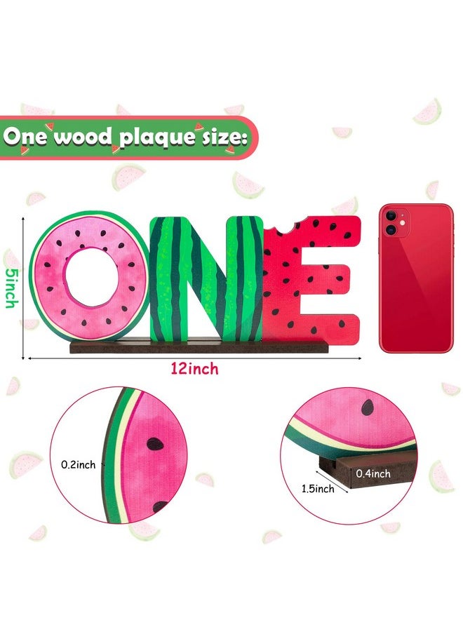 Watermelon One Letter Sign Wooden Table Centerpieces One In A Melon Party Decorations For Baby Boys Girls Summer Fruit Watermelon Theme 1St Birthday Milestone Baby Shower Cake Smash Photo Props - pzsku/Z2583C599A3CD39C5DCBCZ/45/_/1734347378/79c07d7f-4f01-4403-8f18-7291e6231070