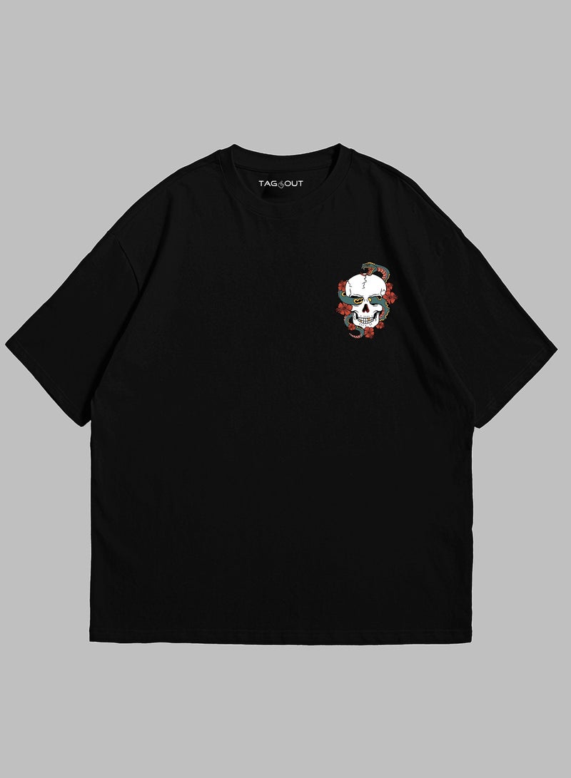 TAG OUT Unisex Summer Oversized Loose T-shirt Drop Shoulder Boxy Fit  - Image 3