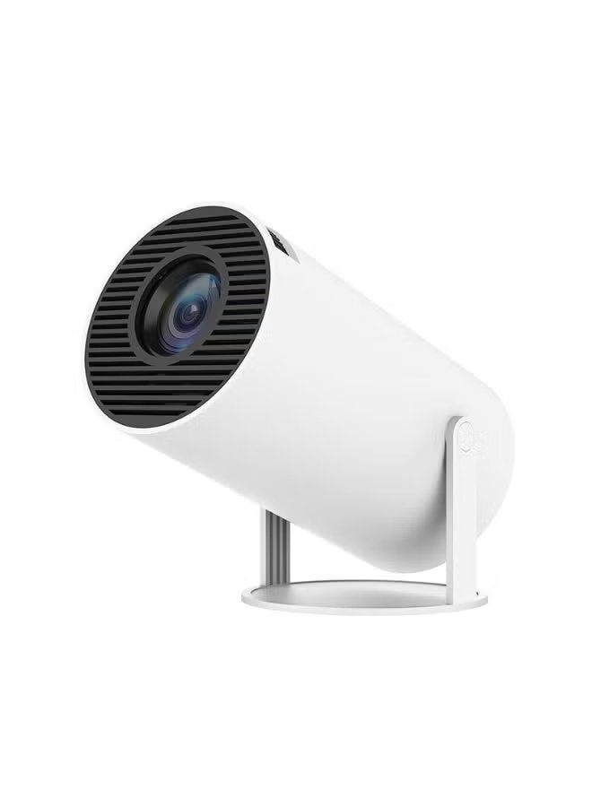 CALUS H5-A Portable Smart Projector, Ultra HD Support, Dual Wi-Fi, Bluetooth 5.0, White | Mini Home Cinema Projector for Movies, Gaming, Wireless Screen Mirroring, Outdoor Entertainment