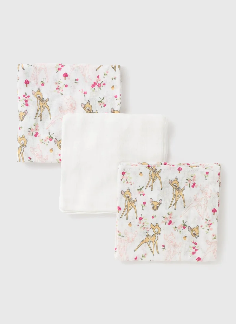 ماتلان مناديل بامبي الموسلين للأطفال من ديزني  قطع