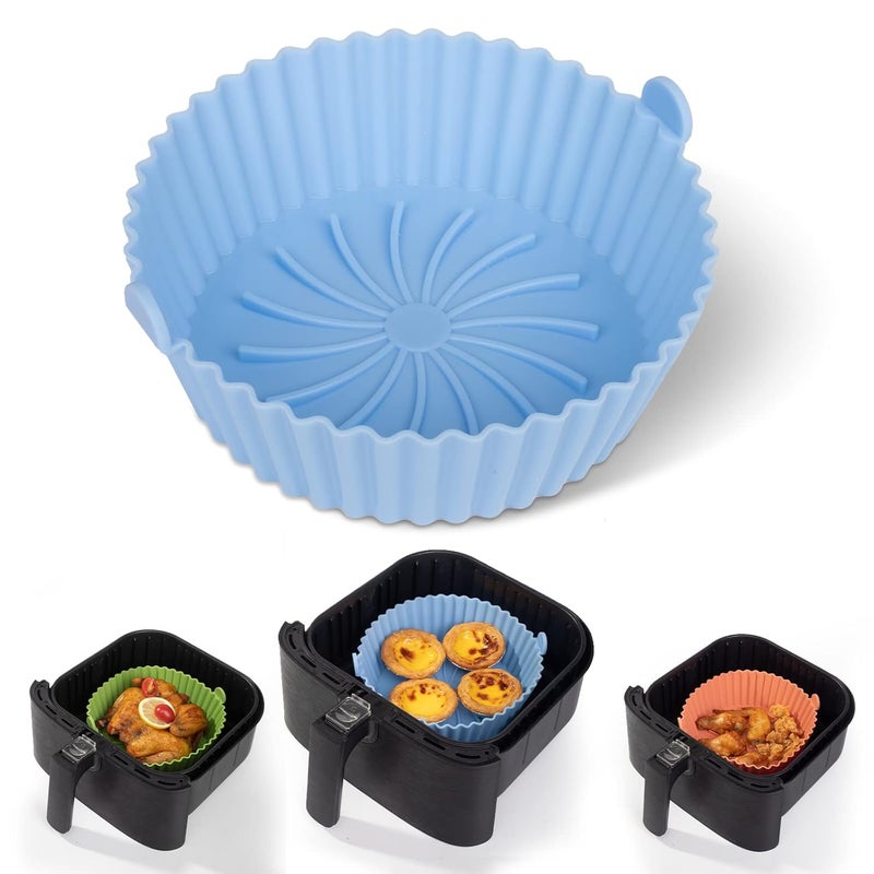 Loveuing Air Fryer Silicone Liners Reusable NonStick Air Fryer Silicone Pot Liner Compatible with COSORI Air Fryer Basket Accessories Fit 36 Qt  - Image 1