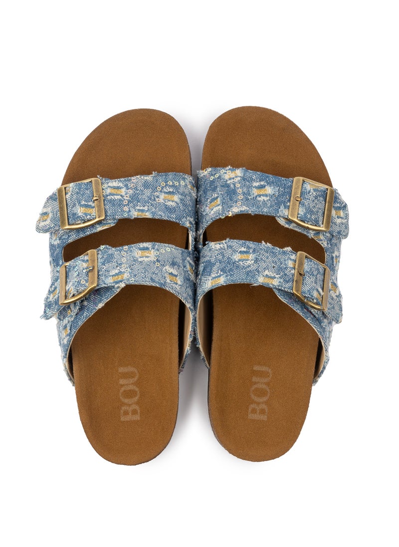 BOU - Denim Dreams Slipper - Image 1