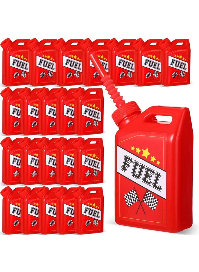 Mifoci Mifoci 24 Pack Race Car Fuel Can Cups Set 11 oz Car Fuel Can Drinking Cups with Straw Racing Car Theme Birthday Party Favor for Kids Racing Car Theme Birthday Party Baby Shower Supplies  - Image 1