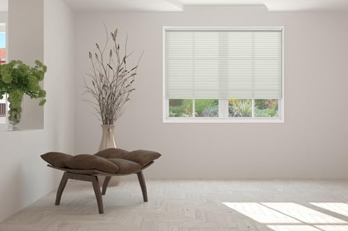 BlindsAvenue Cellular Honeycomb Cordless Polyester Shade, 9/16" Single Cell, Light Filtering, White, Size: 24" W x 72" H - Image 5