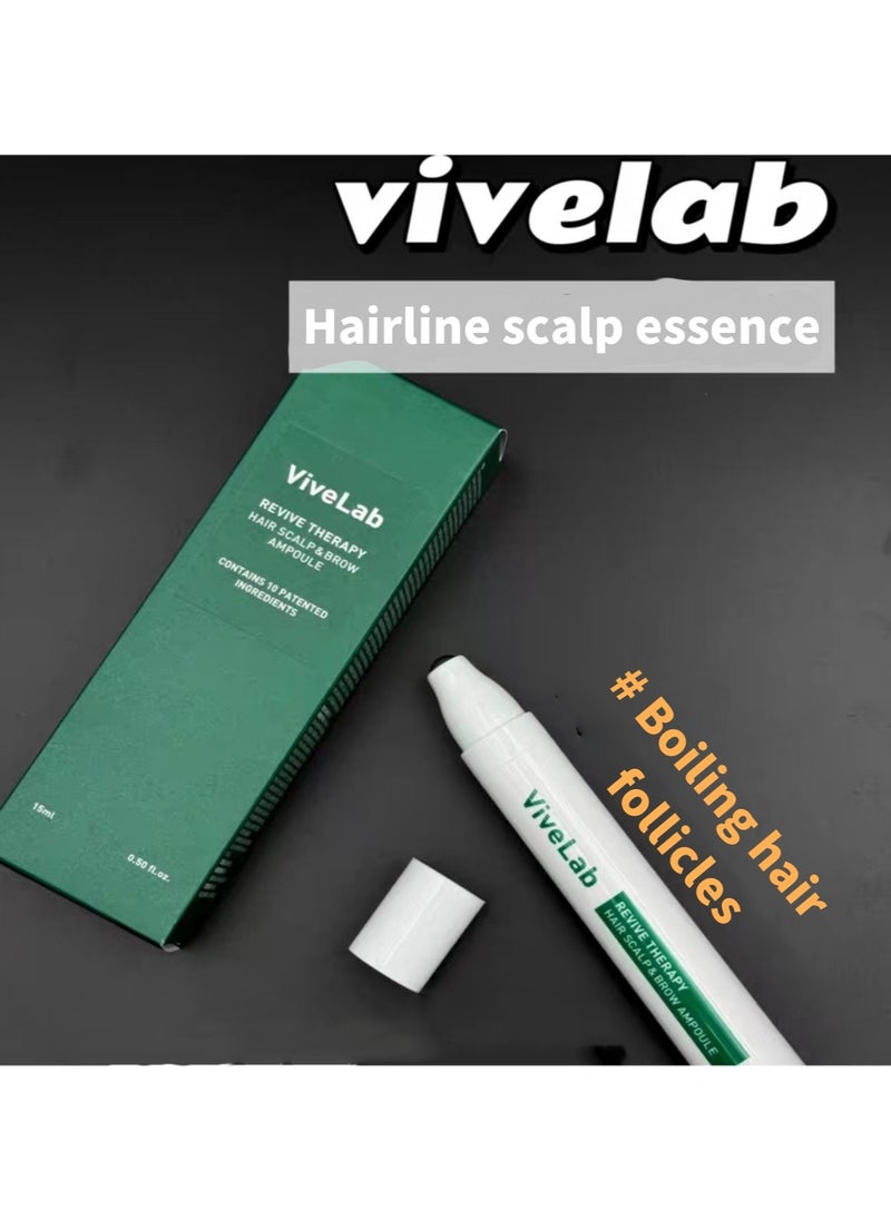 ViveLab - Vivelab Revive Therapy Hair Scalp & Brow Ampoule 15ml（Packaging may vary） - Image 1