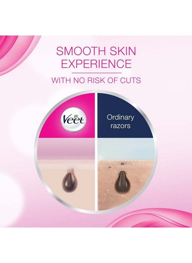 Veet - Pure Hair Removal Cream for Women with No Ammonia Smell Sensitive Skin 100 g (Pack of 2) | Suitable for Legs Underarms Bikini Line Arms | 2x Longer Lasting Smoothness than Razors - Image 1