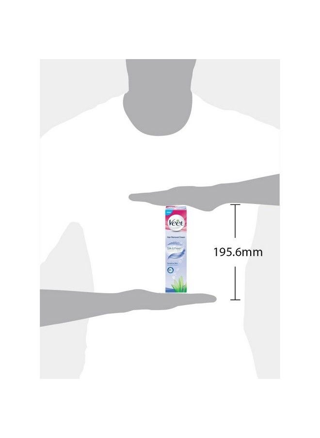 Veet - Pure Hair Removal Cream for Women with No Ammonia Smell Sensitive Skin 100 g (Pack of 2) | Suitable for Legs Underarms Bikini Line Arms | 2x Longer Lasting Smoothness than Razors - Image 1