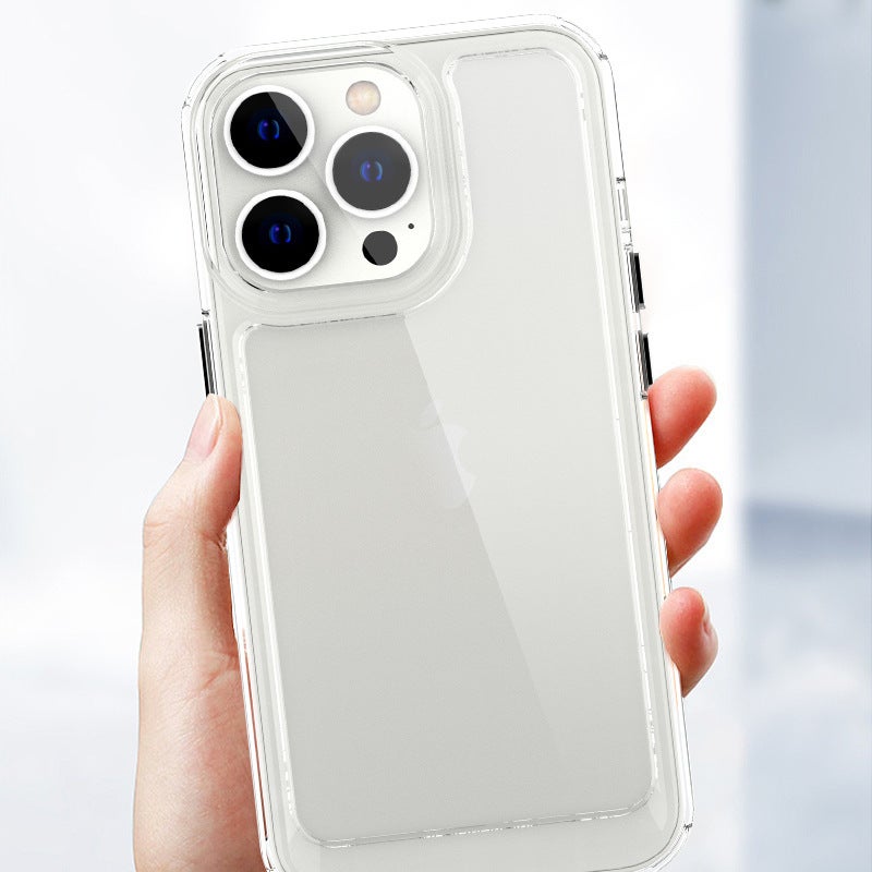 Space Shell Second Generation Electroplating Button Suitable for Iphone17Promax Mobile Phone Case Apple 16 Transparent 14 Hard 15 Shell - Image 2