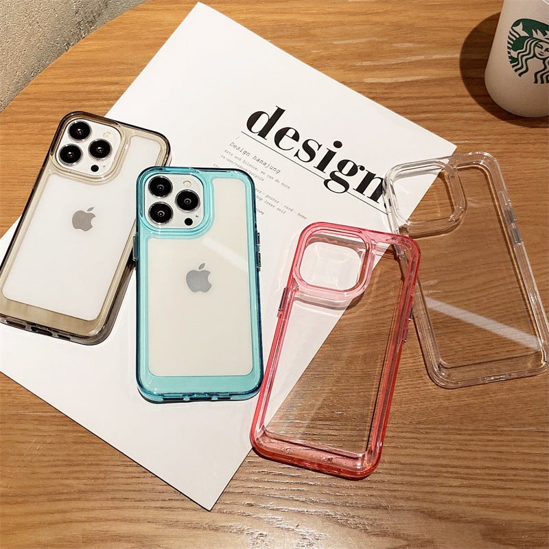 Space Shell Second Generation Electroplating Button Suitable for Iphone17Promax Mobile Phone Case Apple 16 Transparent 14 Hard 15 Shell - Image 5