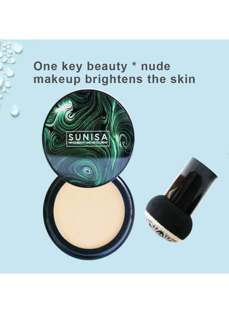 SUNISA SUNISA BB and CC Cream Natural Foundation With Air Cushion 20g Natural Finish  - Image 2