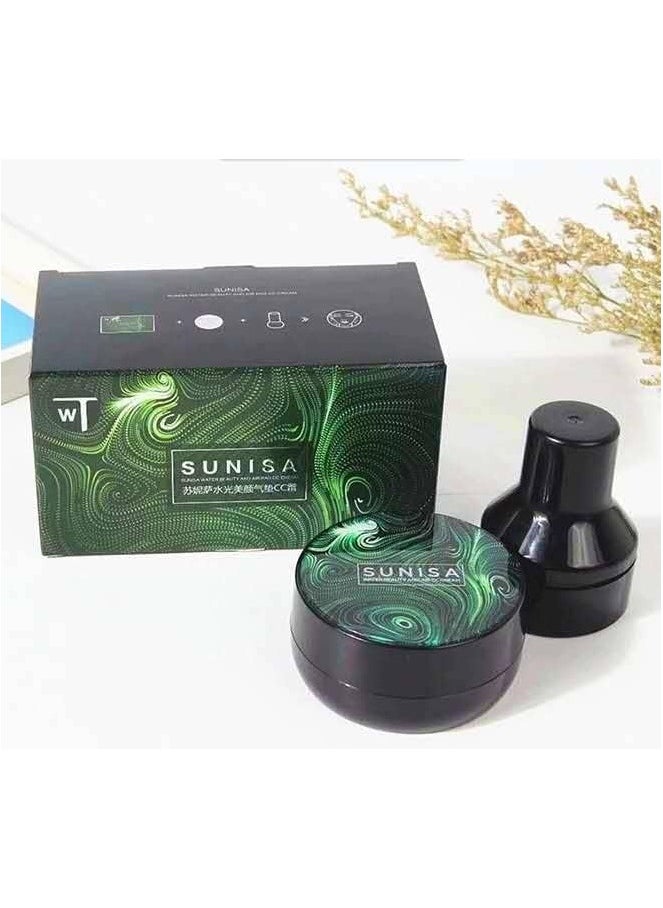 SUNISA SUNISA BB and CC Cream Natural Foundation With Air Cushion 20g Natural Finish  - Image 5