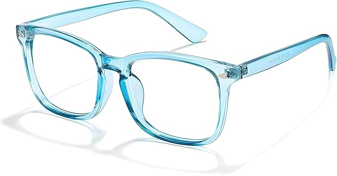INDIFABRO Blue Light Blocking Glasses for Men & Women | Zero Power Anti Glare Computer Glasses for Eye Protection | German Lens for Mobile, Office & Gaming - Image 1